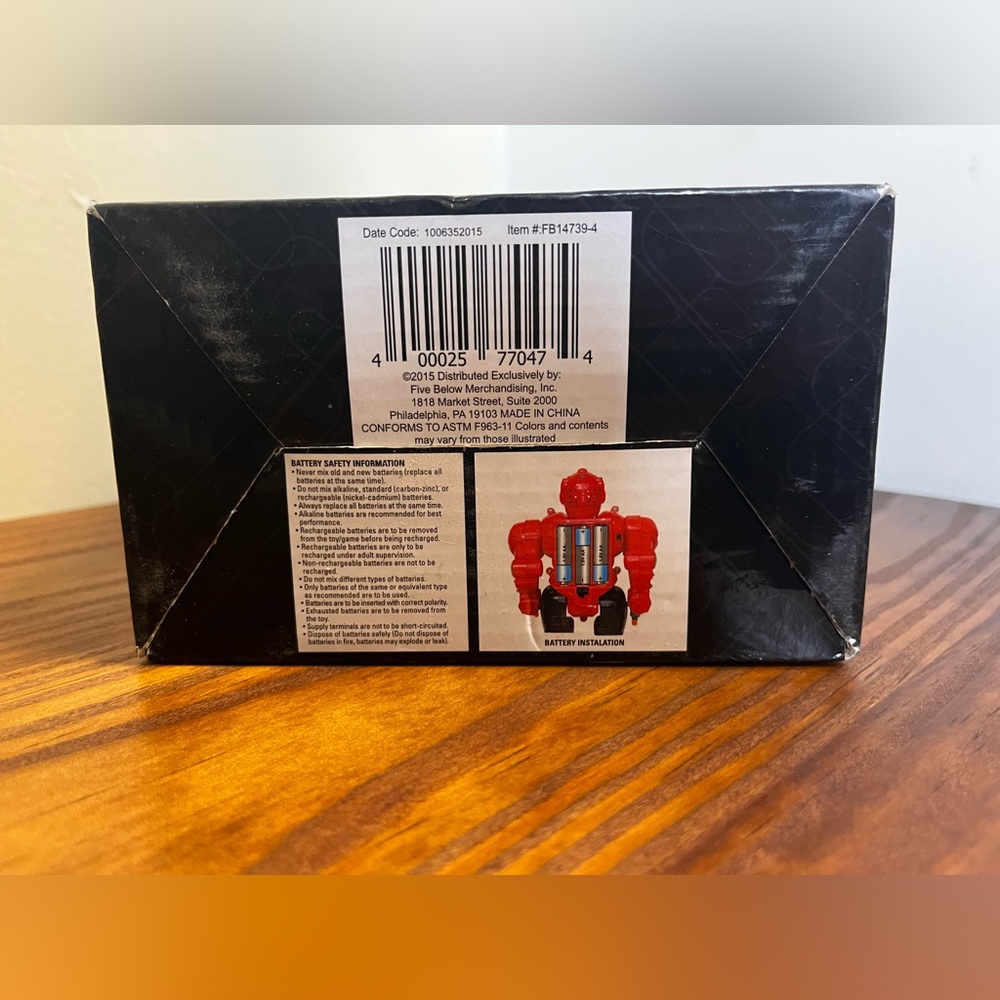 Robo Power Walking Robot Toy + Lights & Sound Action- 2015 Five Below Exclusive - Picture 4 of 6